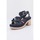Schuhe Damen Sandalen / Sandaletten Tommy Hilfiger INTERLACE MID HEEL SA Blau