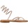 Schuhe Damen Sandalen / Sandaletten Caryatis 6065C Gold