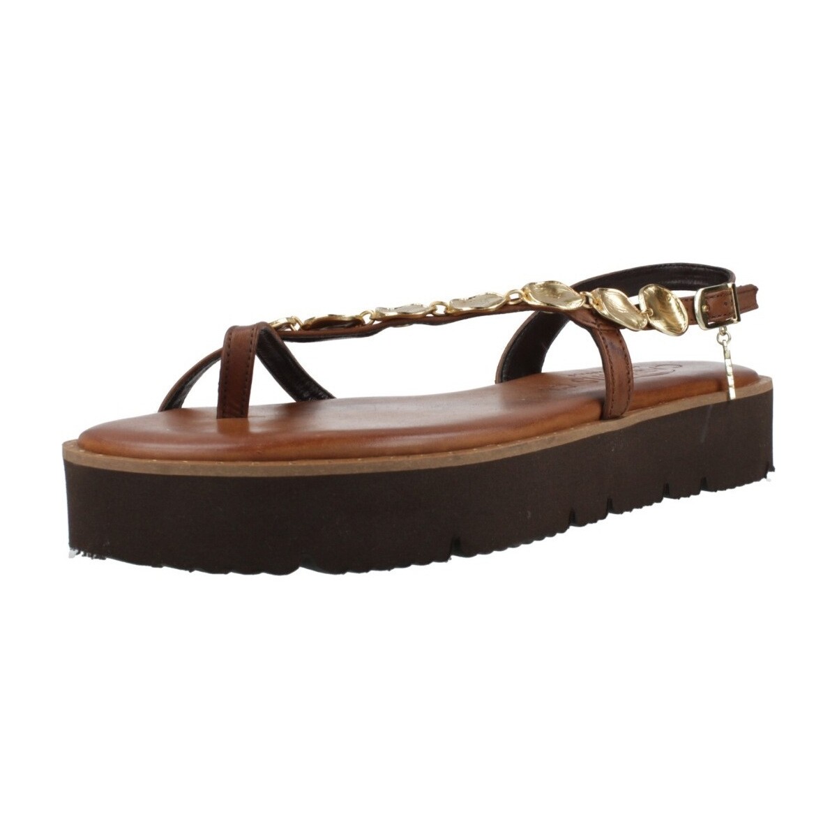 Schuhe Damen Sandalen / Sandaletten Caryatis 671607C Braun