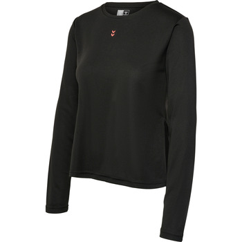Unterwäsche Damen Unterhemden hummel Maillot manches longues maille femme  Mt Fri Schwarz