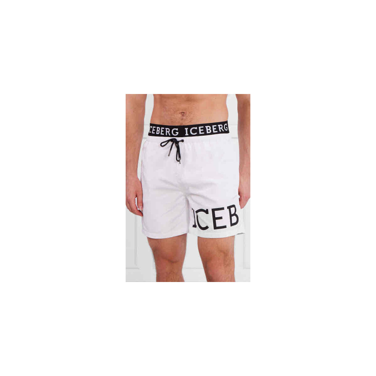Kleidung Herren Badeanzug /Badeshorts Iceberg  Weiss