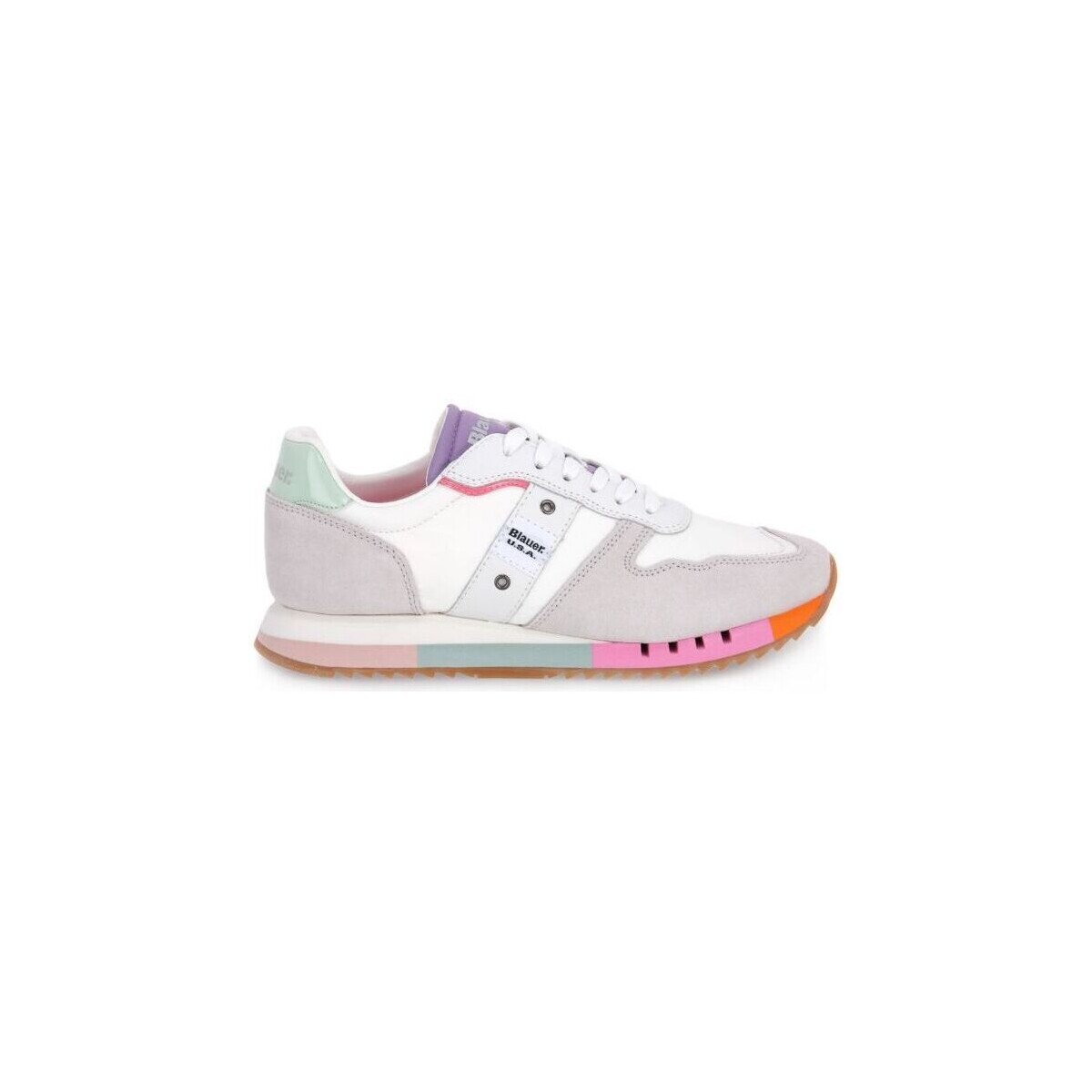 Schuhe Damen Sneaker Low Blauer  Multicolor