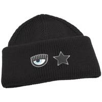 Accessoires Damen Schirmmütze Chiara Ferragni EYE/STAR SILICON PATCH WOOL Schwarz