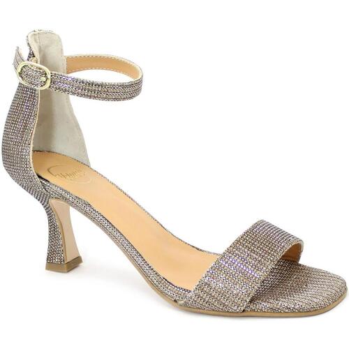 Schuhe Damen Sandalen / Sandaletten Velaide VEL-E24-D106-BR Silbern