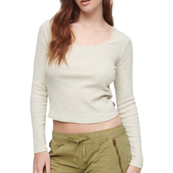 Kleidung Damen T-Shirts & Poloshirts Superdry W6011671A Beige