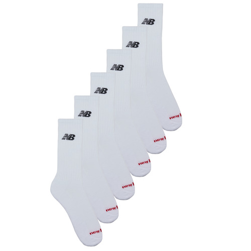 Accessoires Sportstrümpfe New Balance NB Everyday Crew 3 Pairs Weiss