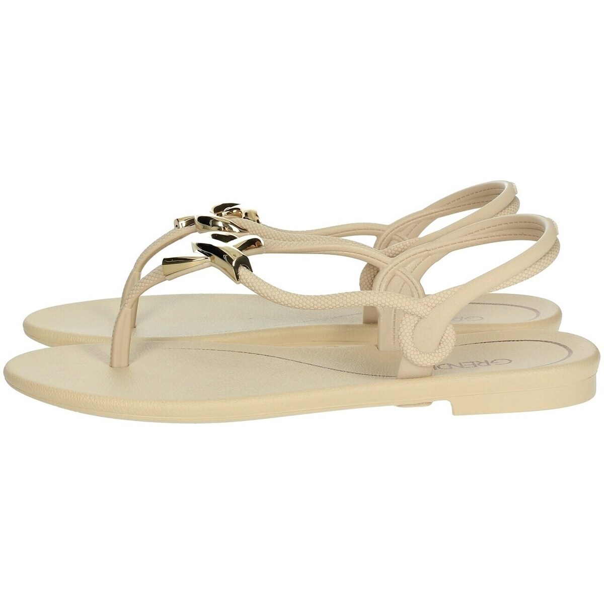 Schuhe Damen Zehensandalen Grendha 18869 Beige