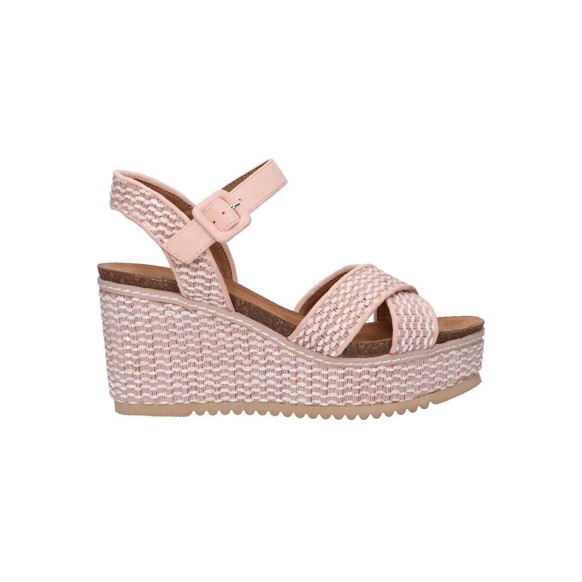Schuhe Damen Leinen-Pantoletten mit gefloch Refresh 72728 72728