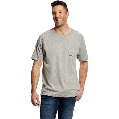 Kleidung Herren T-Shirts Ariat T-shirt coton  Rebar Grau