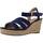 Schuhe Damen Sandalen / Sandaletten Geox D SOLEIL C Blau