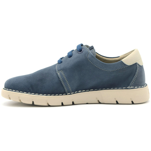 CallagHan Flexible scarpa casual in nabuk Blau