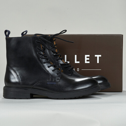 Schuhe Herren Boots Pellet NELSON Schwarz