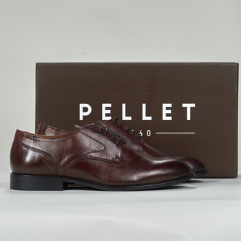 Schuhe Herren Richelieu Pellet CLOVIS Braun