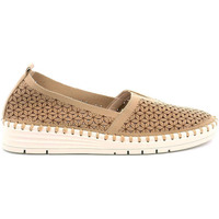 Schuhe Damen Slipper Grunland Savi slip on in tessuto laserato Braun