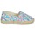 Schuhe Damen Leinen-Pantoletten mit gefloch Maiett BATIK Multicolor