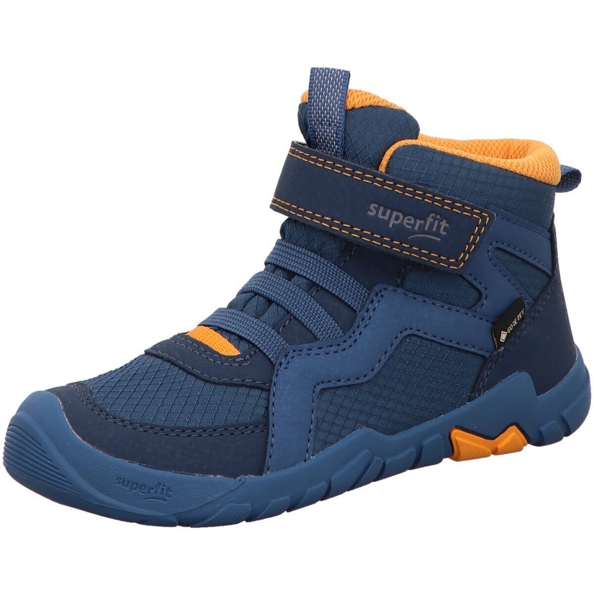 Schuhe Jungen Derby-Schuhe & Richelieu Superfit Klettschuhe Stiefelette Synthetik TRACE 1-006034-8010 8010 Blau