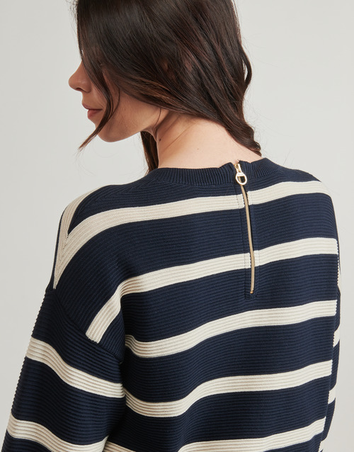 Geox W KNIT STRIPES Marine / Weiss