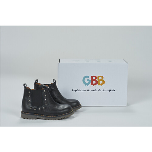 Schuhe Mädchen Boots GBB  Schwarz