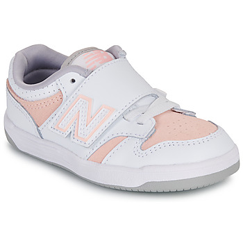 Schuhe Mädchen Sneaker Low New Balance 480 Weiss / Rosa