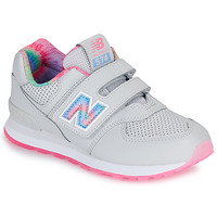 Schuhe Mädchen Sneaker Low New Balance 574 Grau / Rosa