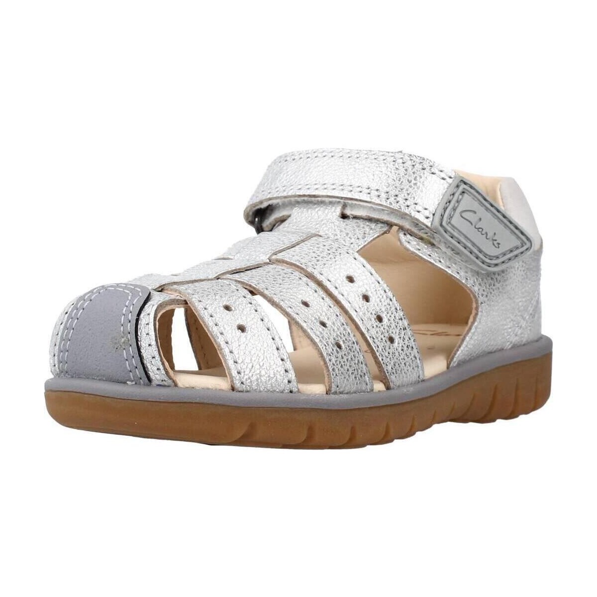 Schuhe Mädchen Sandalen / Sandaletten Clarks ROAM BAY T Silbern