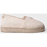 Schuhe Damen Leinen-Pantoletten mit gefloch Toni Pons AITANA Beige