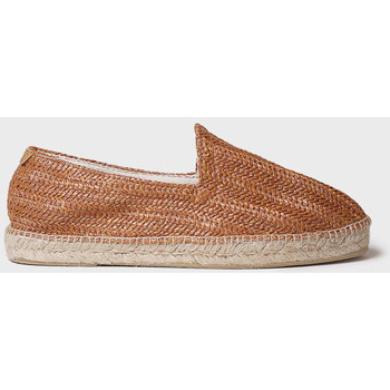Schuhe Herren Leinen-Pantoletten mit gefloch Toni Pons DAMASC Braun