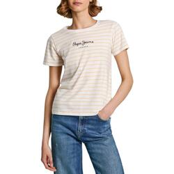 Kleidung Damen T-Shirts & Poloshirts Pepe jeans  Gelb
