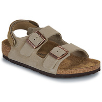 Schuhe Kinder Sandalen / Sandaletten BIRKENSTOCK Milano AS Kids LEVE Taupe Beige