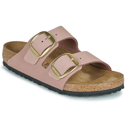 Schuhe Damen Pantoffel BIRKENSTOCK Arizona Big Buckle LENB Old Rose Rosa