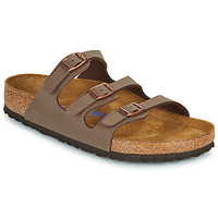 Schuhe Damen Pantoffel BIRKENSTOCK Florida SFB BFBC Mocca Birko-flor / Mokka