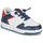 Schuhe Kinder Sneaker Low Geox J WASHIBA BOY Weiss / Marine / Rot