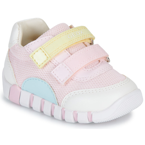 Schuhe Mädchen Sneaker Low Geox B IUPIDOO GIRL Rosa / Lila