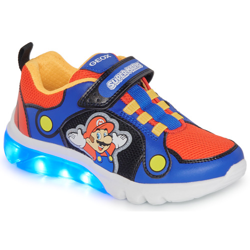 Geox J CIBERDRON BOY Blau / Rot
