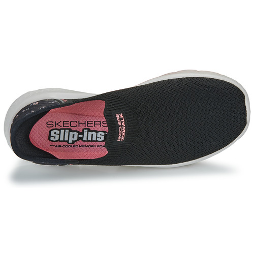 Skechers SLIP-INS: GO WALK FLEX - SUNSET ROSE Schwarz