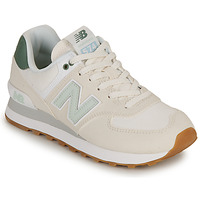 Schuhe Damen Sneaker Low New Balance 574 Beige / Grün