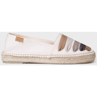 Schuhe Damen Leinen-Pantoletten mit gefloch Toni Pons ROSE-CM Braun