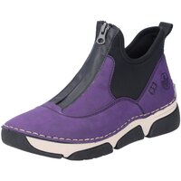 Schuhe Damen Slipper Rieker Slipper HWK Stiefel 45953-30 30 Violett