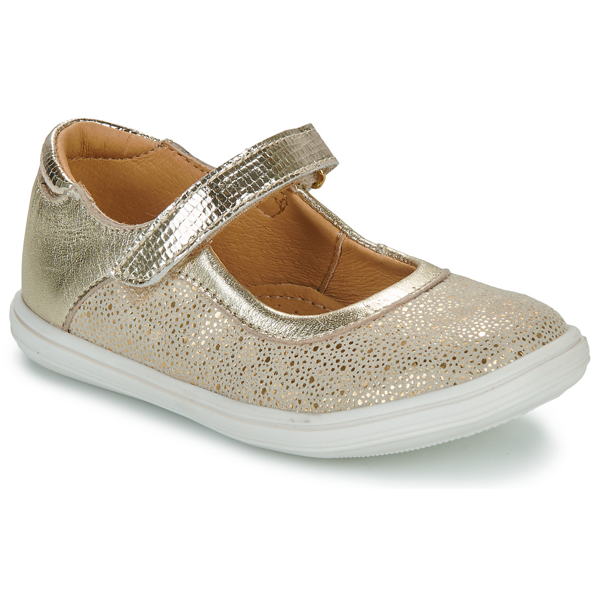 Schuhe Mädchen Ballerinas GBB PLACIDA Gold