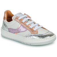 Schuhe Kinder Sneaker Low GBB ALIZE TWIST Weiss-silbern