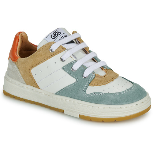 Schuhe Jungen Sneaker Low GBB JONAEL Weiss / Grün / Wasserfarben
