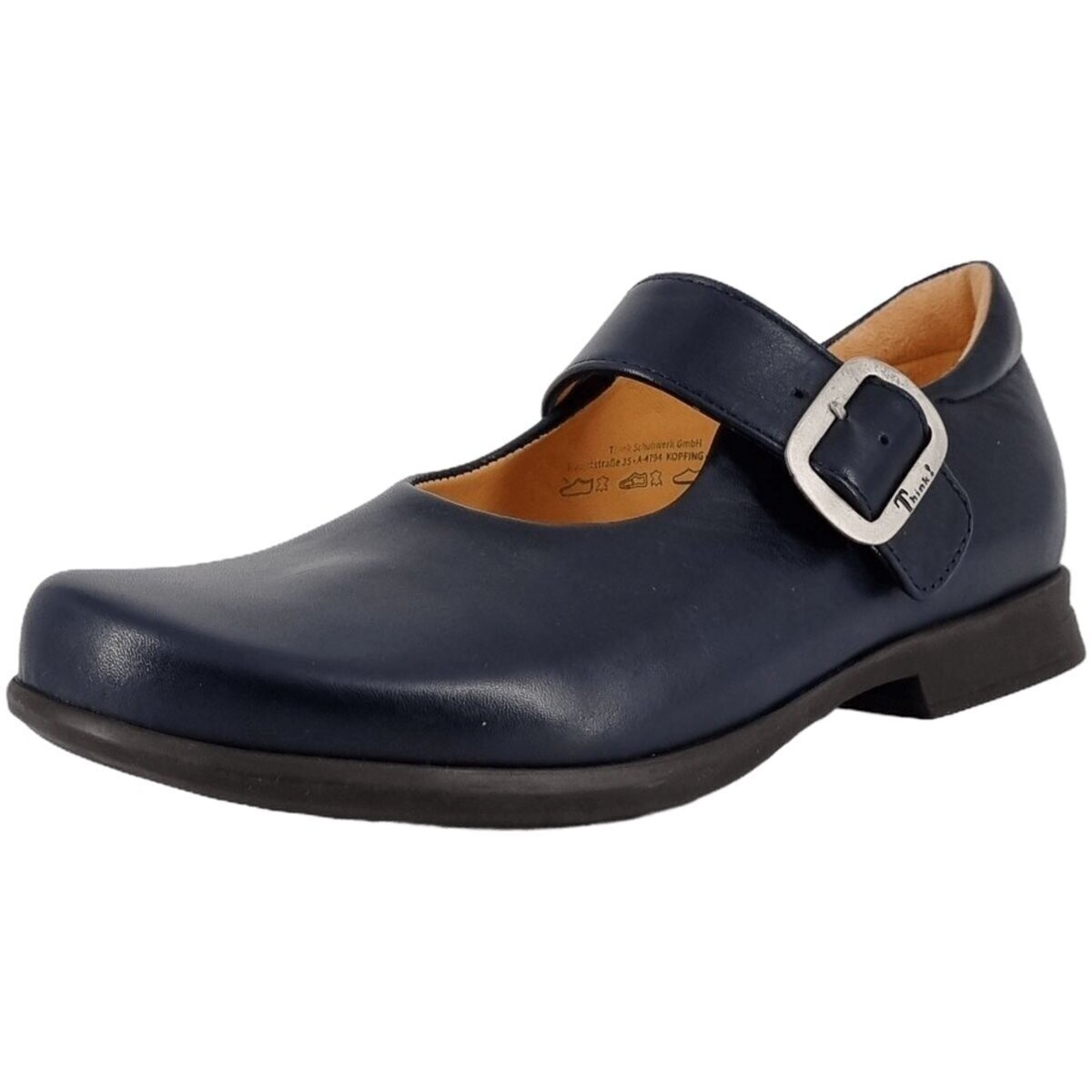 Schuhe Damen Ballerinas Think Pensa navy 3-000265-8030 Blau