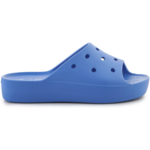 Crocs CLASSIC PLATFORM SLIDE 208180-4ON Blau