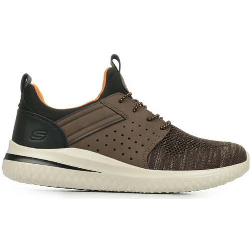 Schuhe Herren Sneaker Skechers Delson 3.0 Cicada Braun