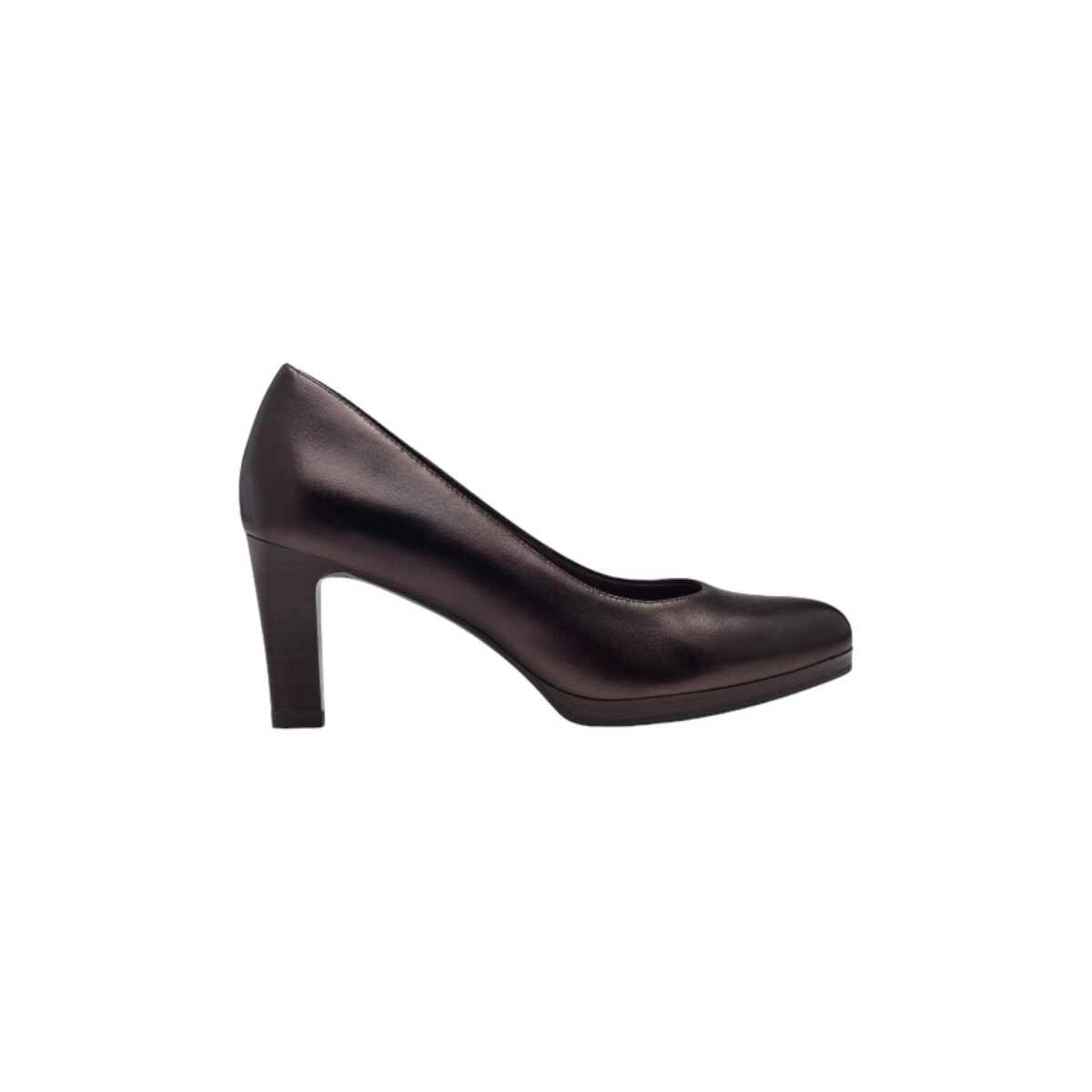 Schuhe Damen Pumps Tamaris 12243341  351-MOCCA METALL. 1-22433-41 Braun