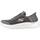 Schuhe Herren Sneaker Skechers SLIP INS: GO WALK Grau