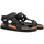 Schuhe Damen Sandalen / Sandaletten Ekp 3449 WELT INTRECCIO Schwarz