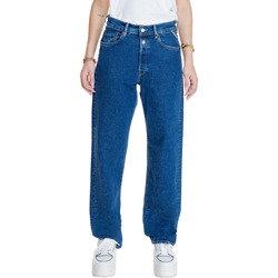 Kleidung Damen Straight Leg Jeans Replay 13 OZ W9Z1 .000.759 52D Blau