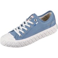Schuhe Damen Sneaker Palladium Palla Ace 77014-498 M city blue Canvas 77014-498 M Blau