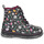 Schuhe Mädchen Boots Pablosky 434015-C Schwarz / Multicolor